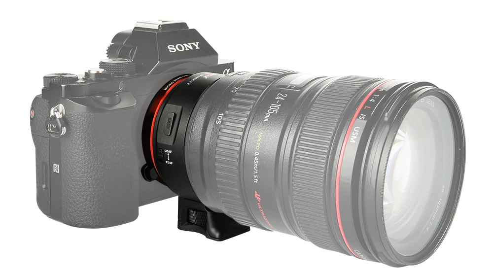 Адаптер объектива Viltrox для автофокуса редуктор скорости адаптер Canon EF Sony NEX E A9 A7