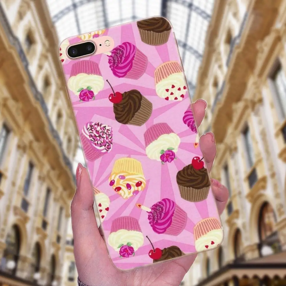Специальный Роскошный чехол для телефона вкусная чашка торт пончики десерт