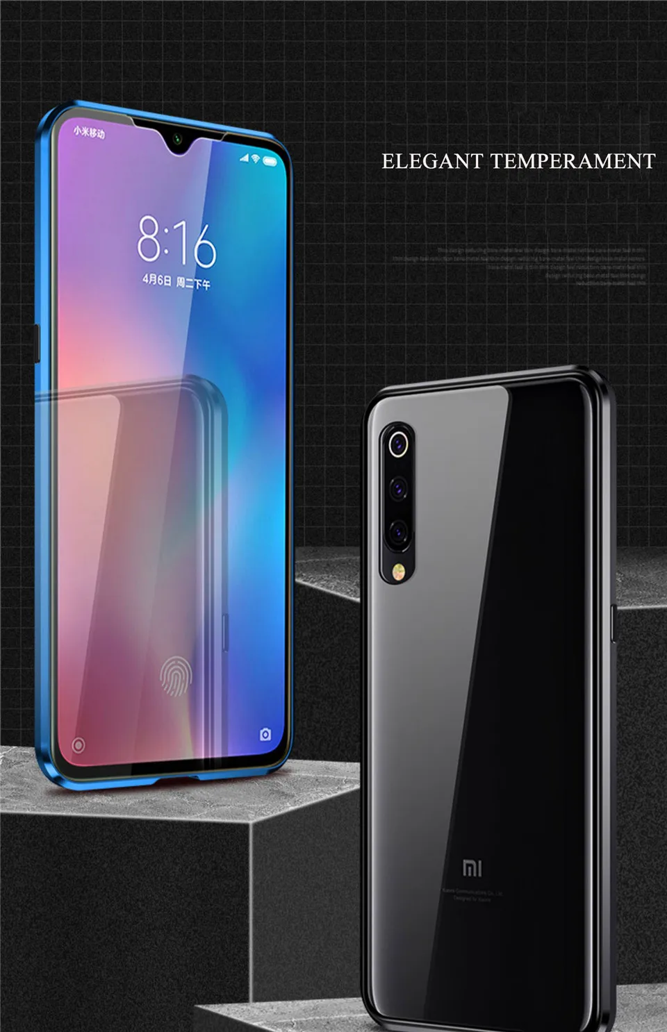 360 магнитный адсорбционный металлический корпус чехол на для Xiaomi mi 9 прозрачный противоударный передний задний закаленный стеклянный чехол на для Xiaomi mi 9 se mi 9t чехол на для сяоми ксиоми ми 9 se 9t