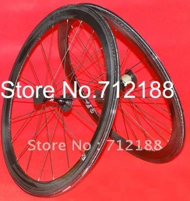 

Clincher Wheelset 38mm - Full набор колес для карбонового дорожного велосипеда: 700C Rim + Spokes + hub + skewers