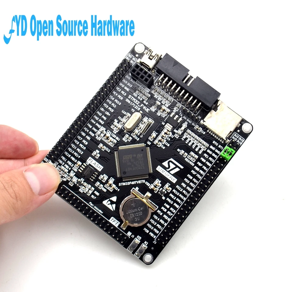 1 шт. STM32F407VET6 макетная плата Cortex M4 STM32 минимальная система обучения доска ARM core STM