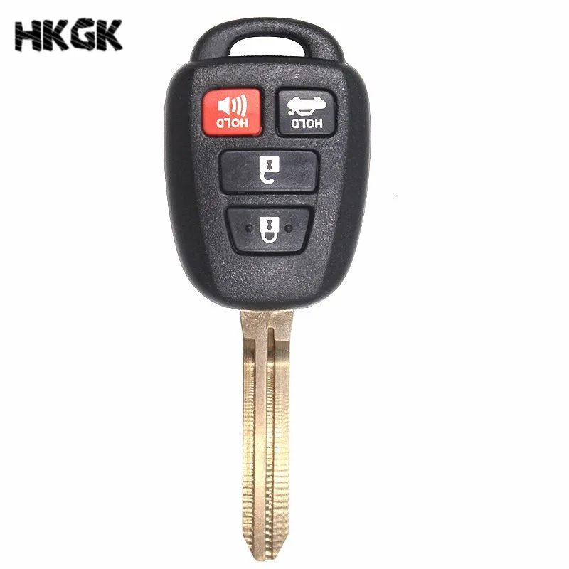 2/3/4 кнопка для Toyota Corolla Camry Reiz Новинка Vios RAV4 ключ Короны Замена дистанционного