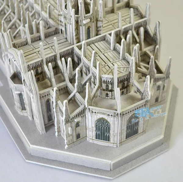 Миланский соборный Готический церковь Duomo di Milano Италия Сувенир 3D головоломка