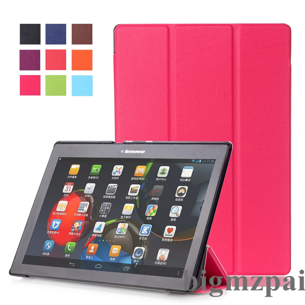 Чехол-книжка для планшета Lenovo Tab 3 TB3-X70F A10-70 A10-70F A10-70L A10-30 X30F 10 1 дюйма | Компьютеры и