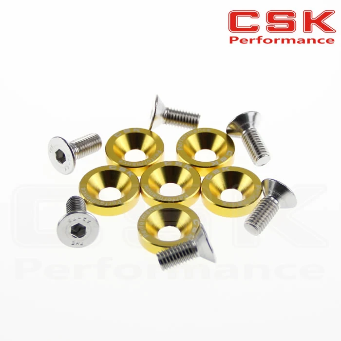 6 шт. вогнутые винты для двигателя|fender washers|washer fenderfender washer jdm |