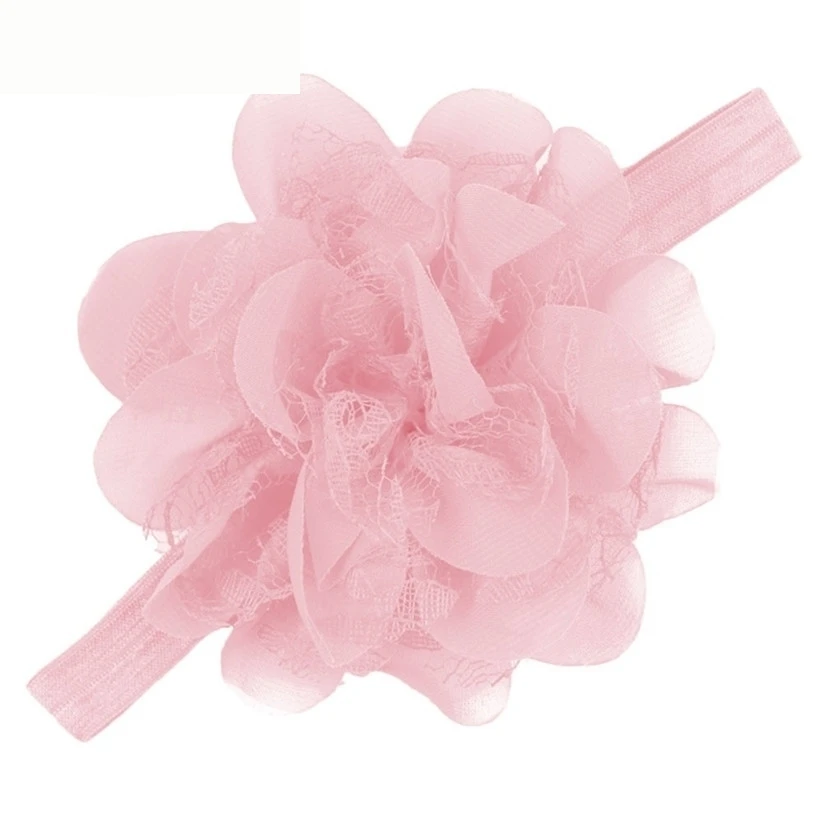 Повязка на голову с большим цветком для девочек эластичная лента волос детей July22