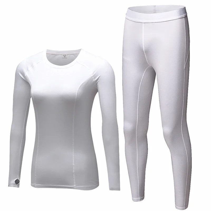IEMUH Brand New Women Outdoor Sport Thermal Underwear Winter Fitness Warm Thicken Warmthtm Fleece Hiking Ski Long Suit | Спорт и