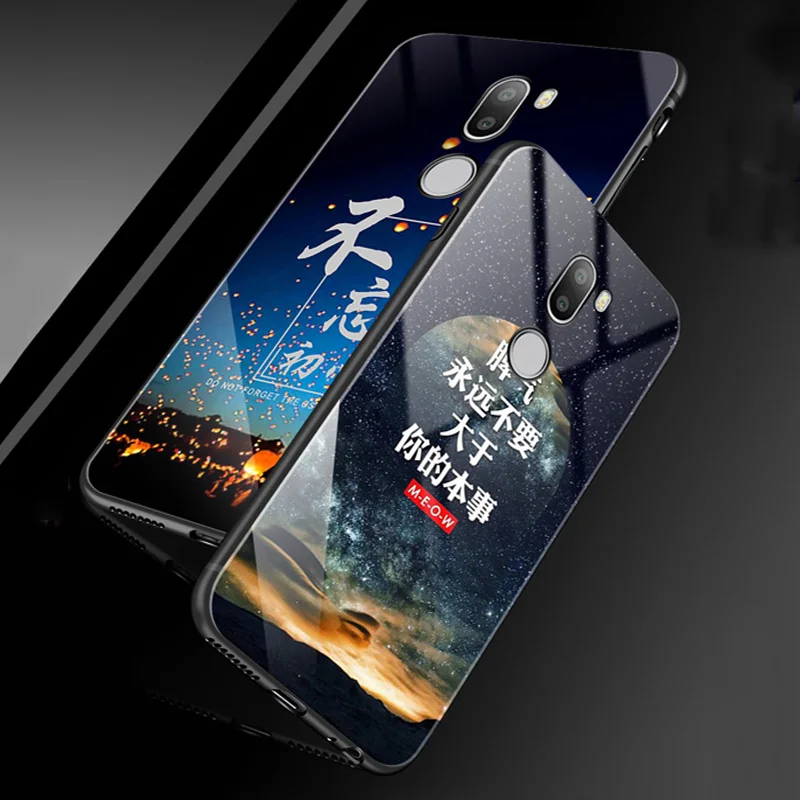 Чехол для xiaomi mi 5s plus однотонный чехол телефона из закаленного стекла 5S mi5s