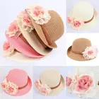 Шляпка от солнца Соломенная летняя, 4 стиля, Шляпа Пляжная для путешествий