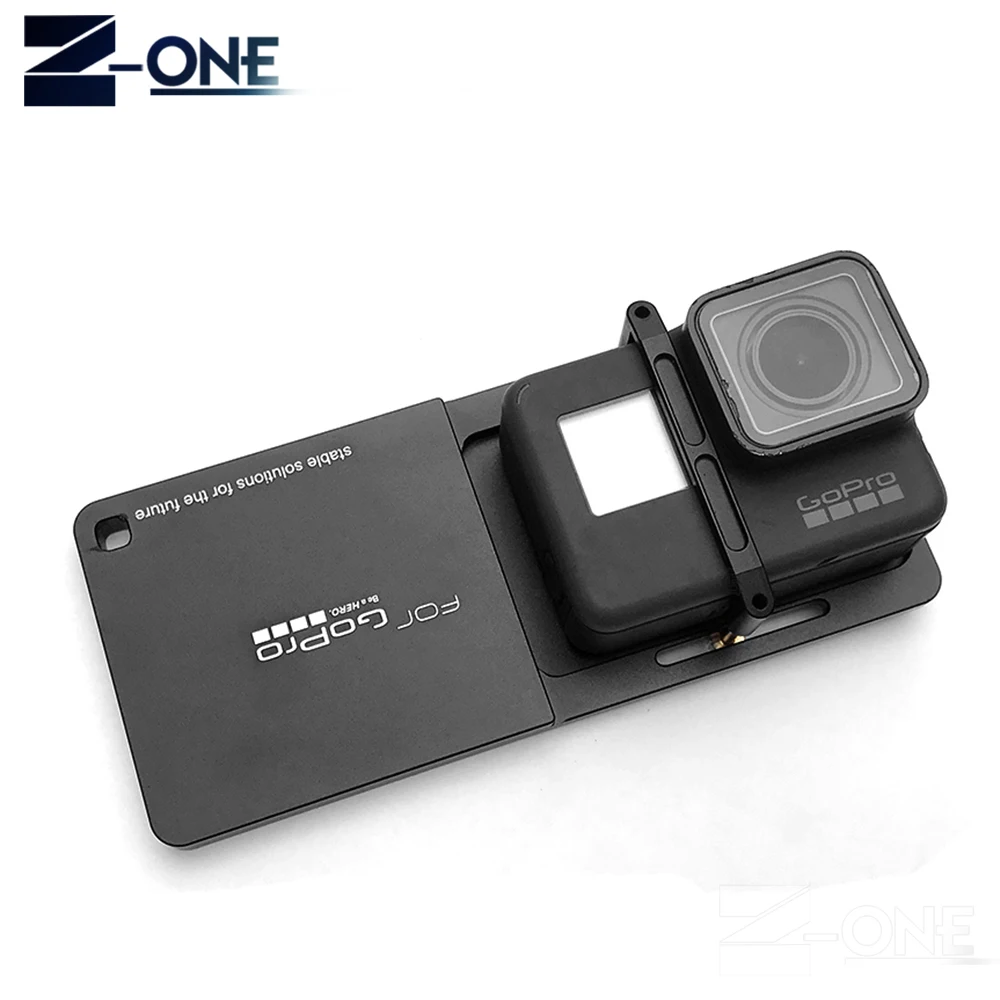 Switch Mount Plate Adapter For Gopro6 5 4 3 3+ xiaoyi dji Osmo Mobile Zhiyun Z1 Smooth C R 2 II gimbal Camera Accessories | Электроника