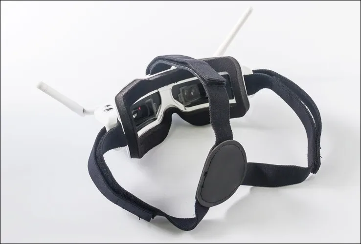 Skyzone SKY02S V + 5 8G 40CH 3D FPV Goggles w / VTX камера отслеживание головы HDMI DVR функция