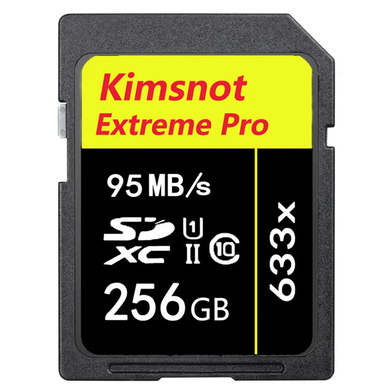 Карта памяти SD с реальной емкостью класс 10 128 ГБ SDXC SDHC 16 32 64 256 карта 633x для