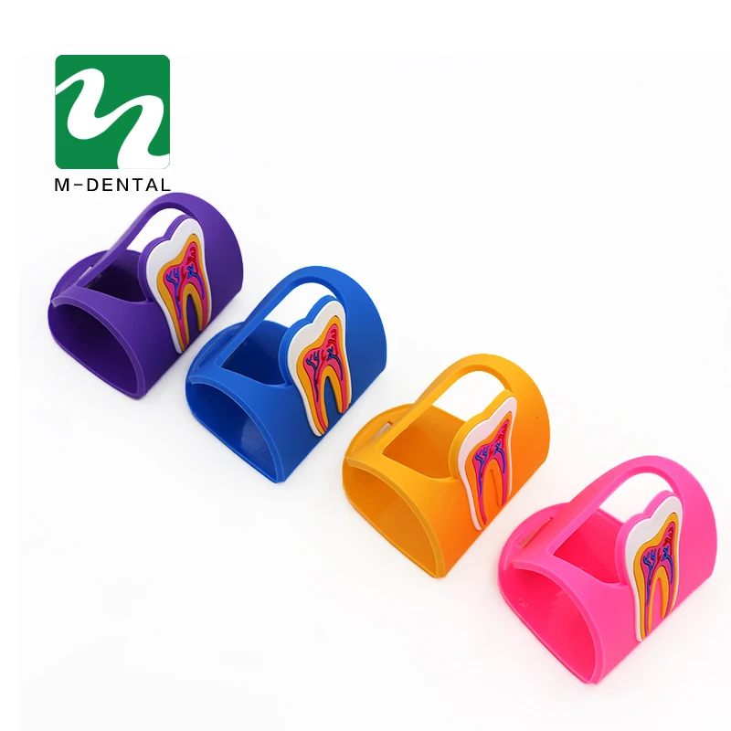 

1 PC Colorful Dental Cute Name Card Holder Rubber Teeth-Shape For Dental Clinic