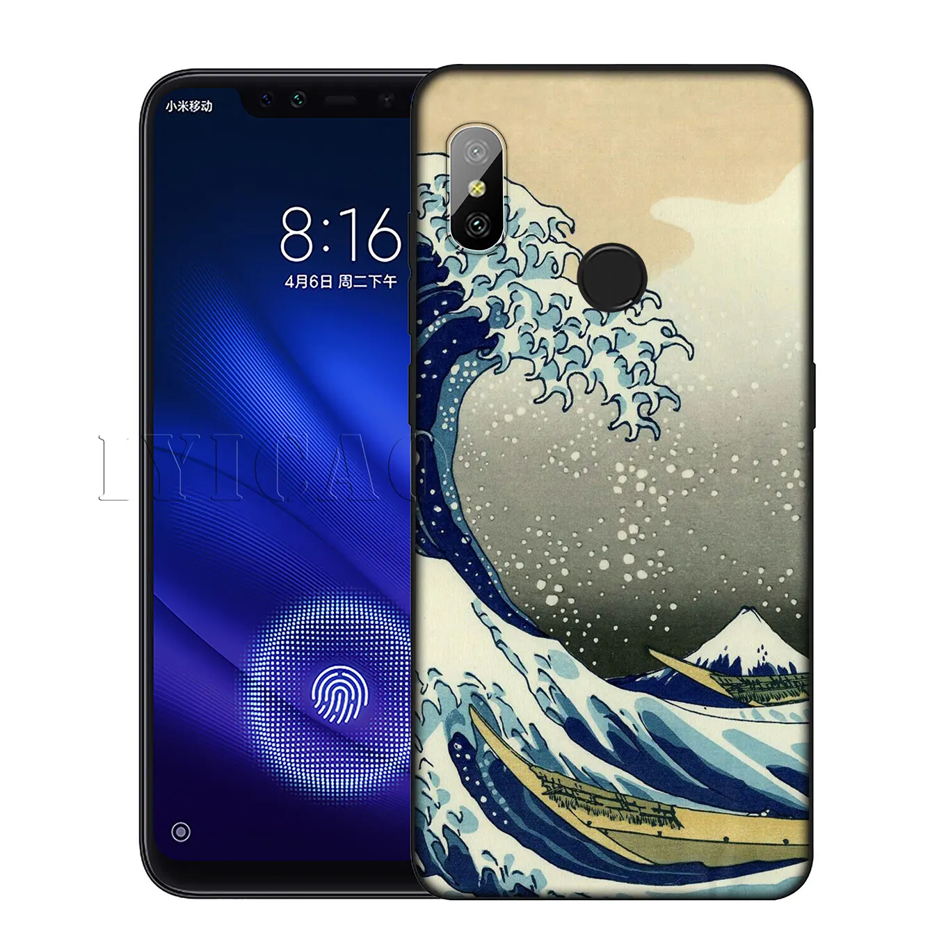 IYICAO волна книги по искусству силиконовый мягкий чехол для Xiaomi Redmi 6A 5A Примечание 7