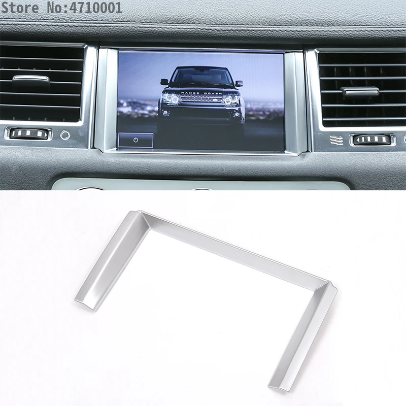 

ABS Chrome Car GPS Navigation Screen Frame Trim For Land Rover Range Rover Sport RR Sport 10-13 Car-Styling