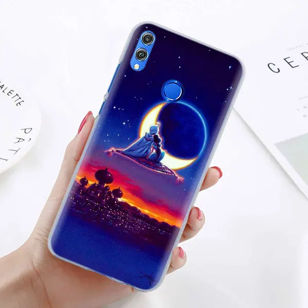 07 Алладин Принцесса Жасмин чехол для телефона для huawei Honor 8X 8A Pro 8C 8S 9 10 Lite 20i Honor Play Y7 Y9 крышка чехол Coque - Цвет: 07