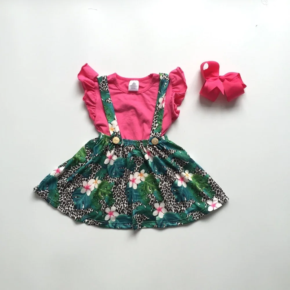 Летнее платье для маленьких девочек юбка на отстёгивающихся бретелях