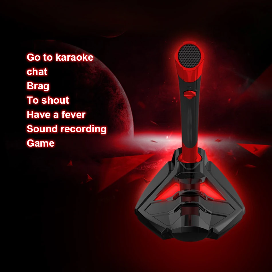 Kexu проводной микрофон USB Studio Gaming 360 Omnidirectionnel для компьютера настольного