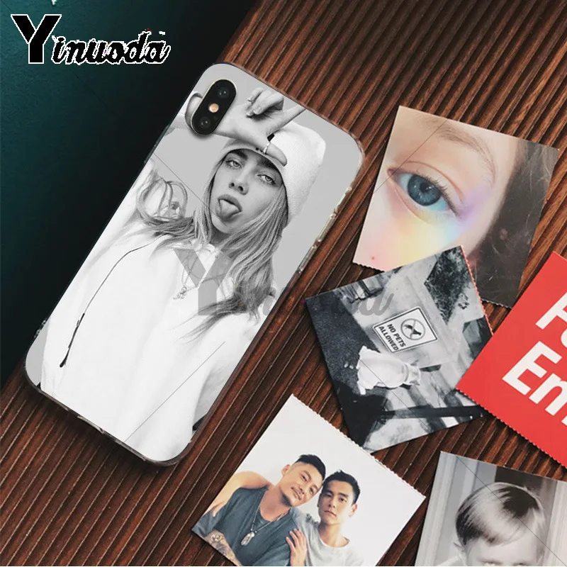 A7 Yinuoda Billie Eilish 13 Девушка ТПУ чехол для телефона оболочка для Apple iPhone 8 7 6 6S Plus X XS MAX 5 5S SE XR Чехлы для мобильных телефонов - Цвет: A7