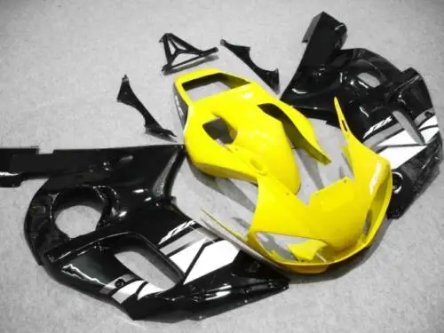 Мотоцикл обтекатель комплект для YAMAHA YZFR6 98 99 00 01 02 YZF R6 1998 2000 2002 YZF600 Желтый Черный ABS