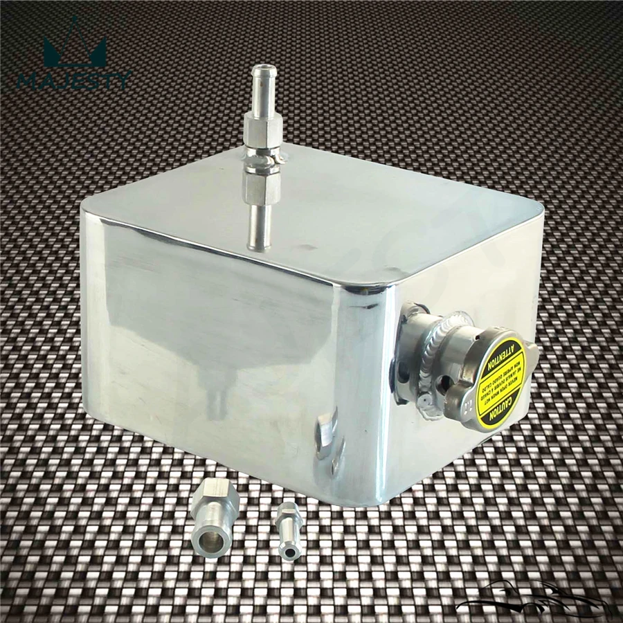 Алюминиевый Универсальный 2 литровый полированный бак и колпачок объемом л