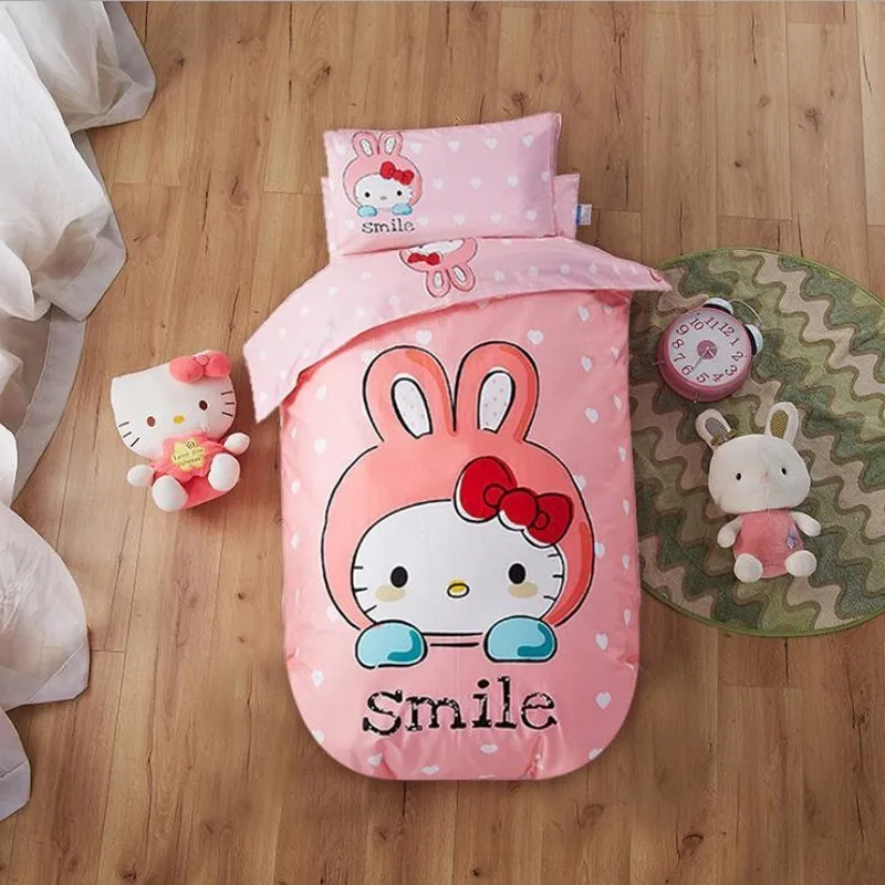 Smile 120x60 Комплект постельного белья из 3 предметов для детей, Детский пододеяльник из чистого хлопка, набор постельных принадлежностей для детской кроватки, детского сада, одеяло с наволочкой - Цвет: Smile 120x60