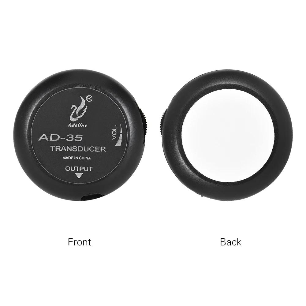 Adeline AD 35 мини пьезо пикап контактный микрофонный датчик с 3 метровым кабелем для