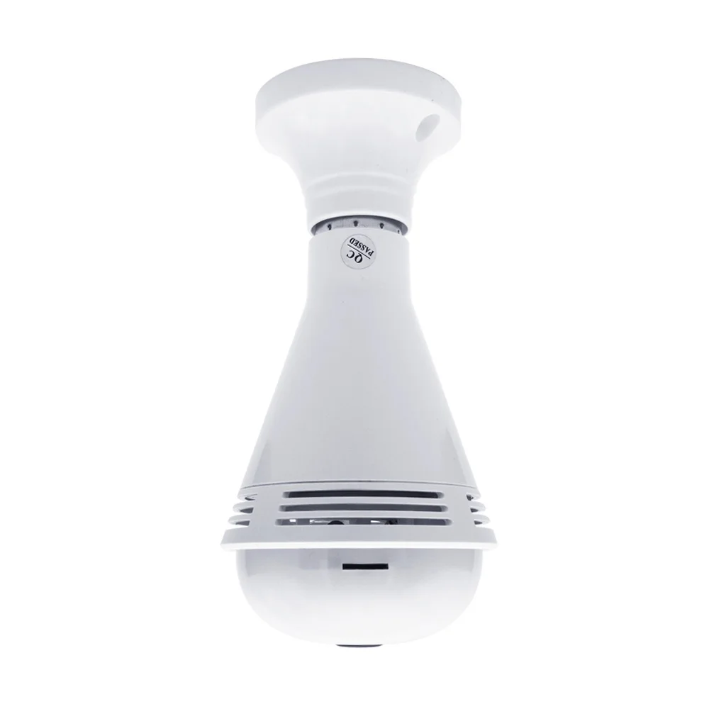 Лампа Wi Fi камера 360 ° с Bluetooth динамиком цветная лампочка IP безопасности 960P