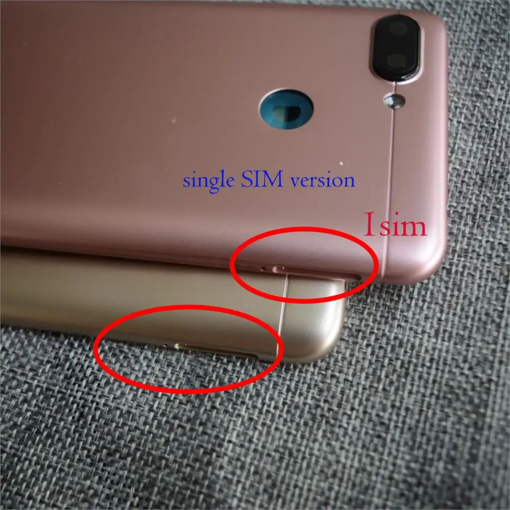 Новая Оригинальная задняя крышка аккумулятора для Xiaomi Redmi 6 6A Redmi6 с объективом