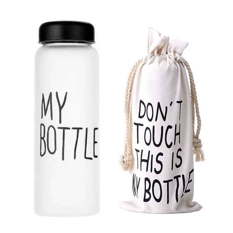 5 Бутылка для воды Пластик модные спортивные My Bottle 500 мл стиль термостойкие герметичные цвет любители путешествий Бутылки для воды PP материал - Цвет: 5