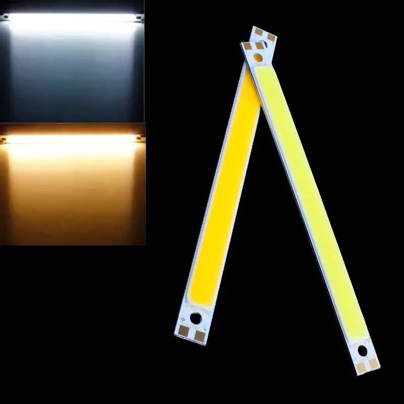 Высококачественная Светодиодная лента COB 12 В-13 в 3 Вт 120 мм * 10 DIY лампа для дома и