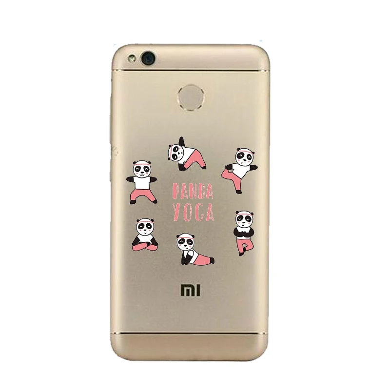 Мягкий прозрачный чехол для телефона из ТПУ с изображением лисы xiaomi redmi 4x 4a note5a