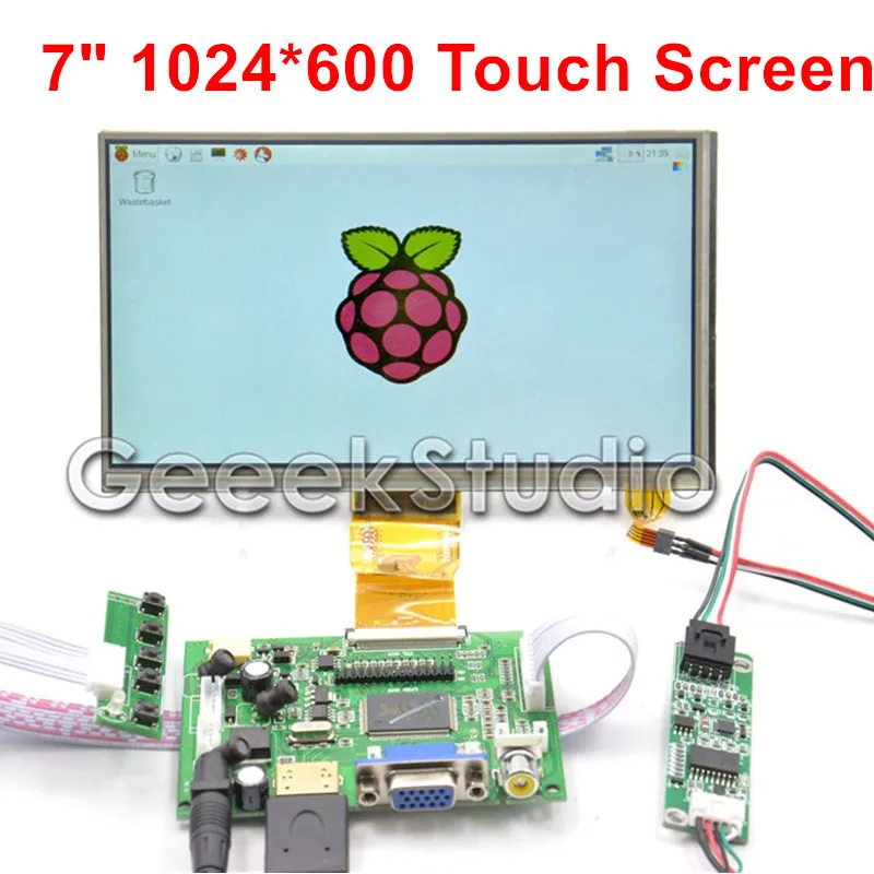 Raspberry Pi 3 Model B 32 Гб ретропай игровой набор с 7 дюймов 1024*600 ЖК сенсорный экран и 2 шт