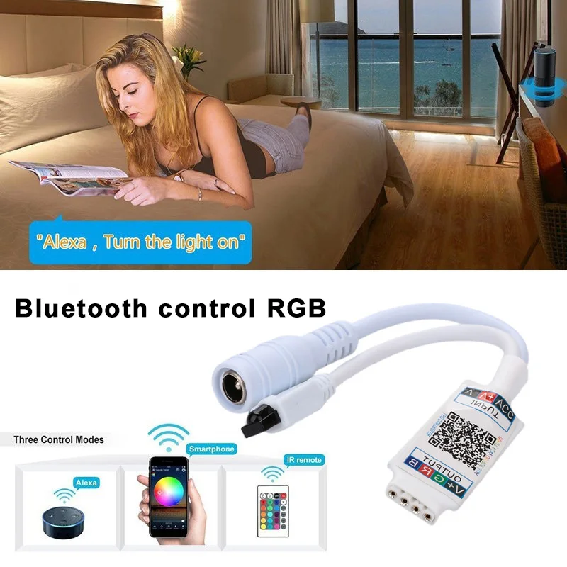 RGB Bluetooth пульт управления с пультом дистанционного светодиодные полосы света