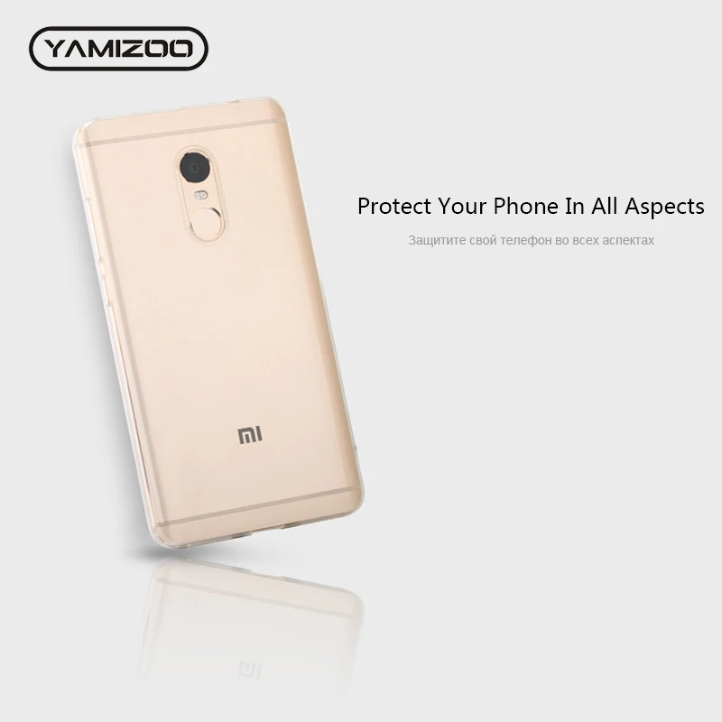Мягкий ТПУ чехол для Xiaomi Redmi Note 4x4 5a Pro Global силиконовый прозрачный Футляр чехлы