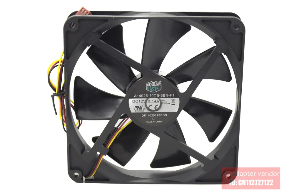 Новый Cooler Master A14025 10CB 3BN F1 тишина 14 см 3Pin 14025 охлаждающий вентилятор|cooling fan|cooler masterfan
