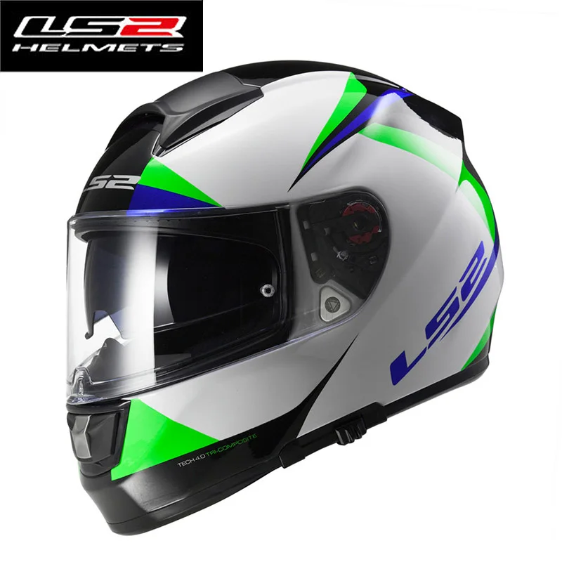 

LS2 FF397 VECTOR EVO fiber glass motorcycle helmet individuality dual sun shield lens full face motobike helmet ECE racing moto