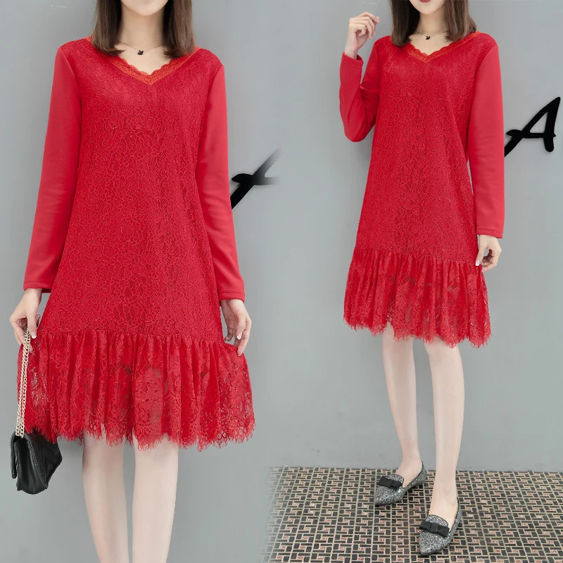 Женская одежда большого размера 4xl весенне осенне зимнее повседневное бархатное