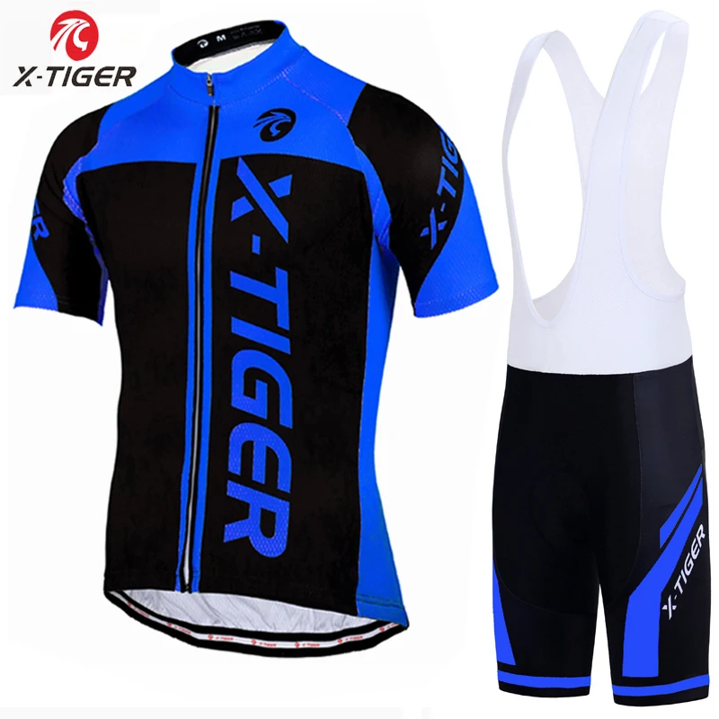 X-Tiger, полиэстер, профессиональный комплект Джерси для велоспорта, MTB, одежда для велоспорта, спортивная одежда для велоспорта, одежда для велоспорта, Майо, Ropa Ciclismo, комплект для велоспорта - Цвет: Bib Cycling set