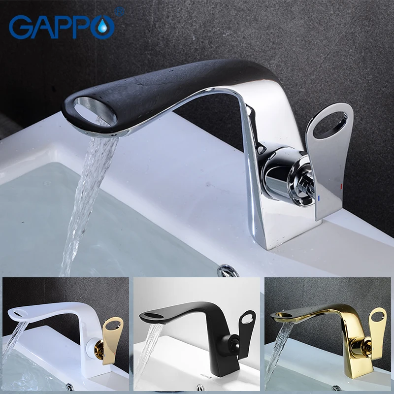 GAPPO черный смеситель для раковины torneira grifo lavabo|Смесители бассейна| |