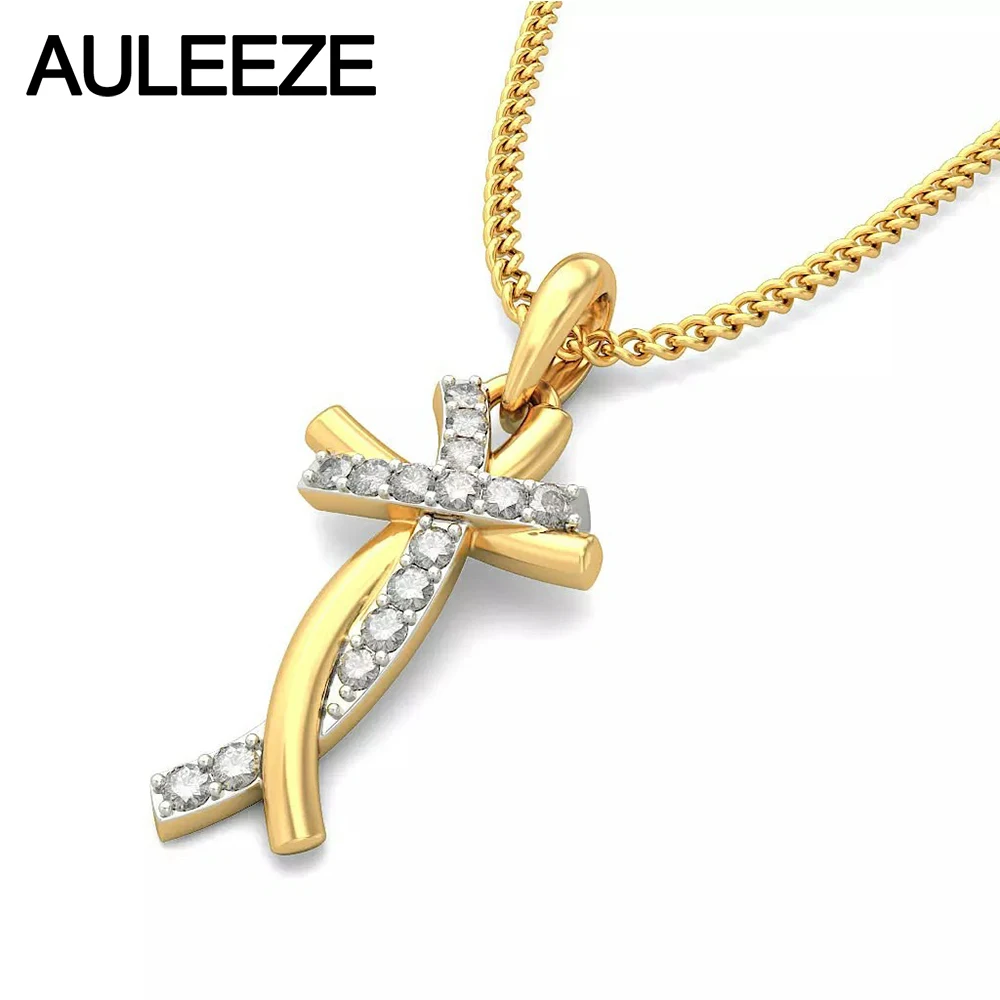 Подвески в классическом стиле с человеческим крестом подвески из желтого золота