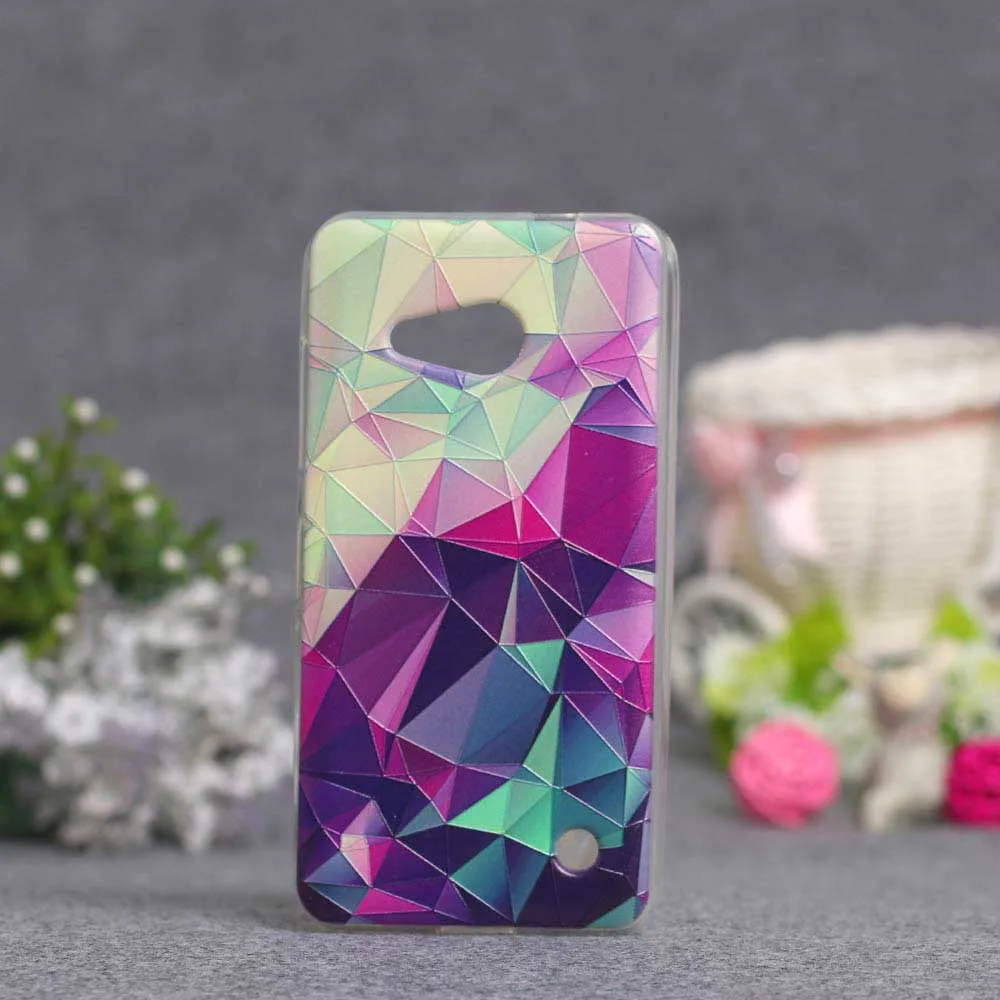Чехол для Microsoft Lumia 550 силиконовая задняя крышка из ТПУ чехол Nokia 3D рельефные Чехлы