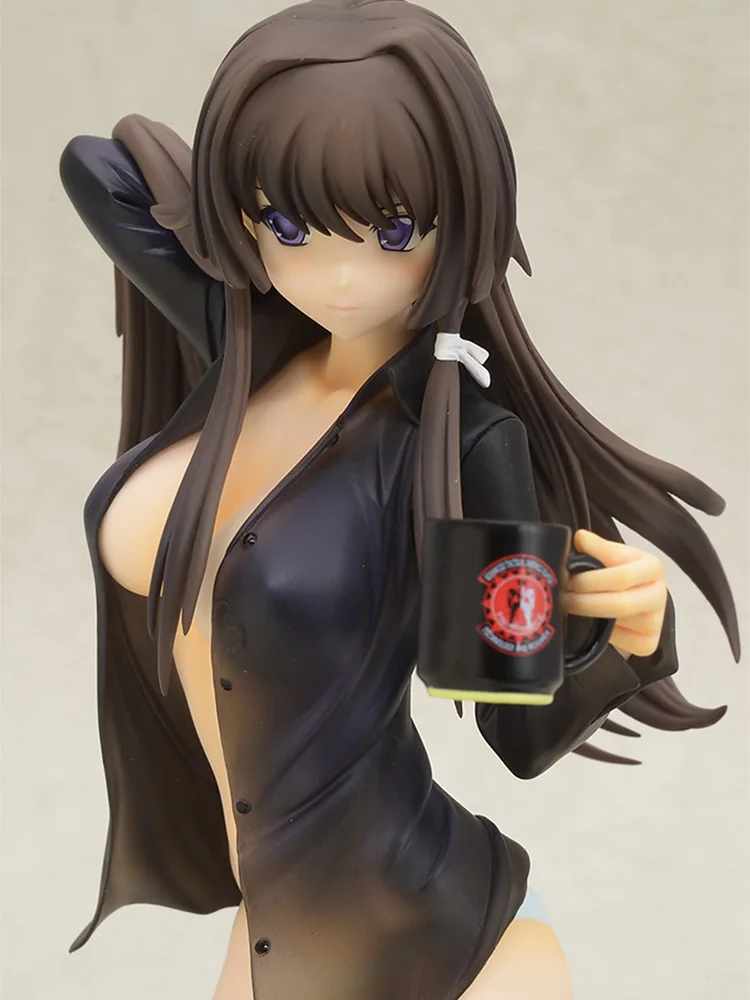 Аниме сексуальная фигура SkyTube Muv Luv Alternative Total Eclipse Takamura Yui Off Style PVC Action Girl Figures on.