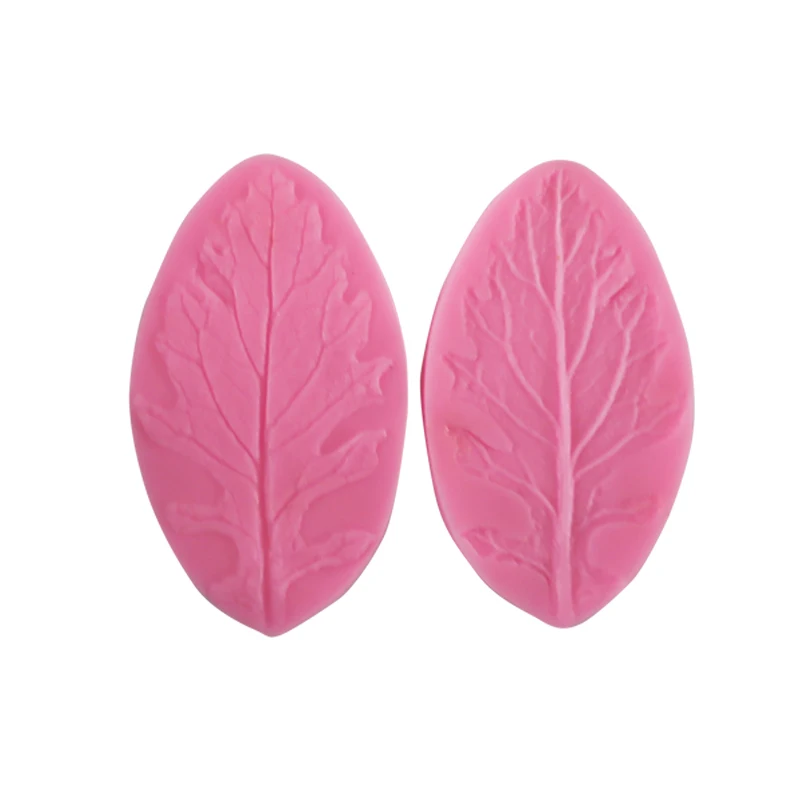 Yueyue Sugarcraft 2 pc Newest Leaf design silicone cake mold fondant decorating tools chocolate gumpaste | Дом и сад