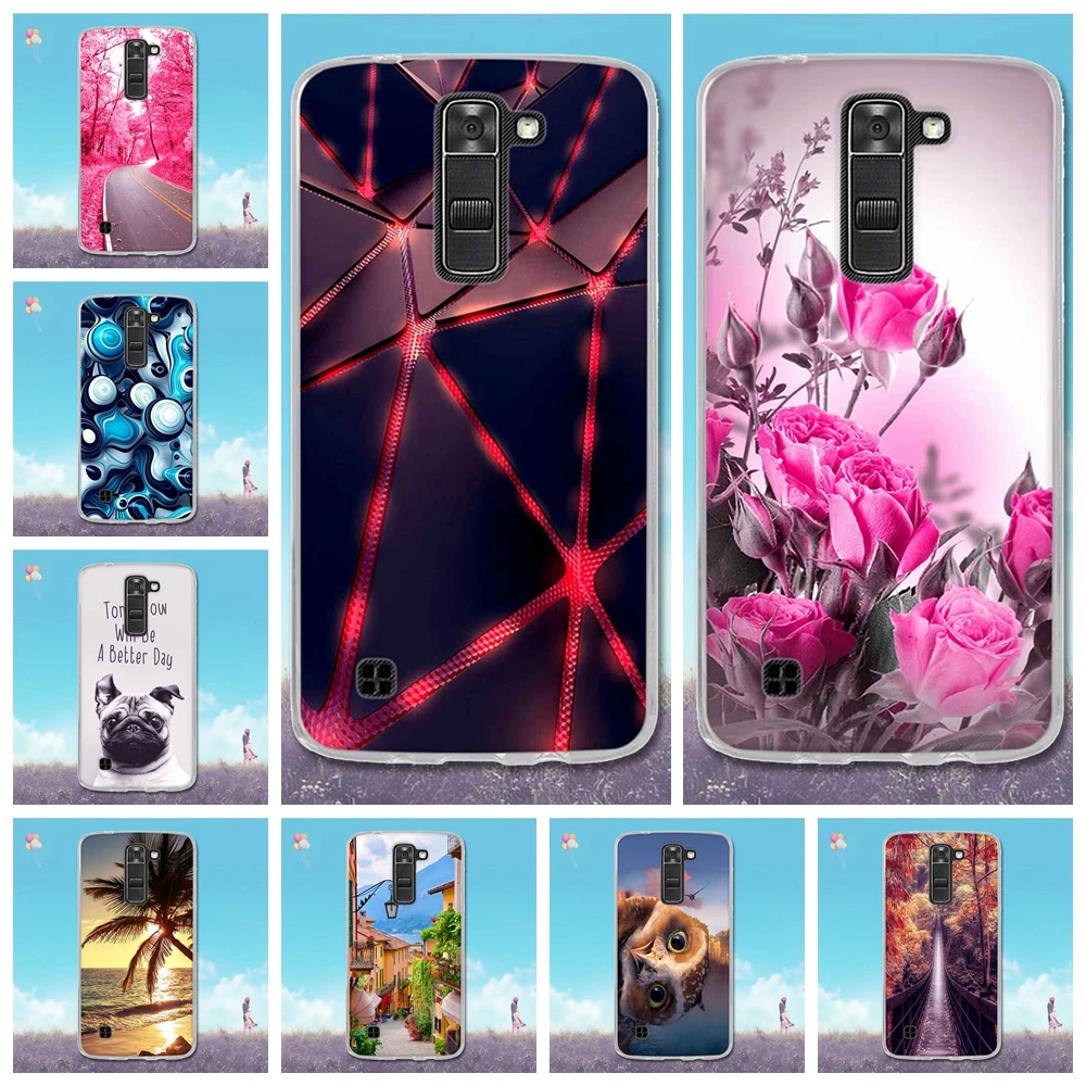 Чехол для телефона LG K7/дань 5 LS675 X210 X210DS силиконовая задняя крышка K7 мягкие чехлы