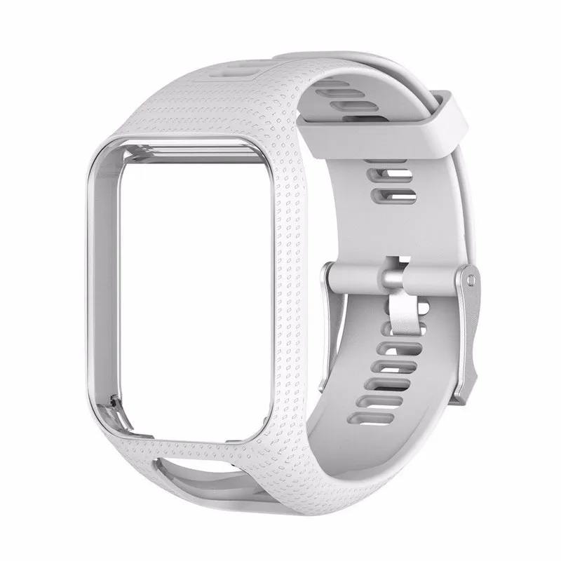 Ремешок силиконовый сменный для часов TomTom 2 3 Series Runner Spark Golfer Adventurer GPS | Электроника