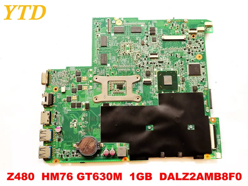 Original for lenovo Z480 laptop motherboard HM76 GT630M 1GB DALZ2AMB8F0 tested good free shipping | Компьютеры и офис