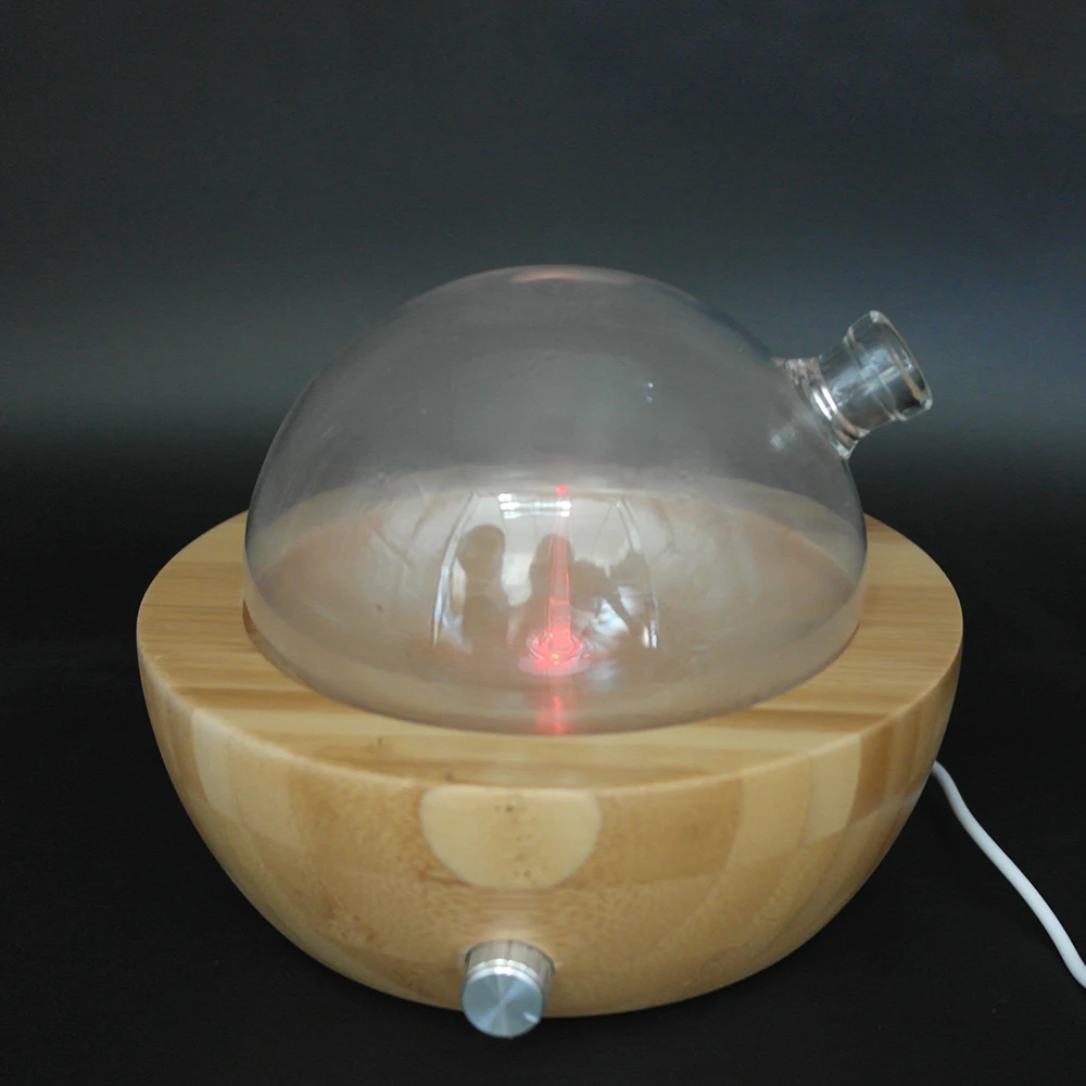 Деревянный и стекло Nebulizing чистый эфирные масла Арома диффузор с цвета