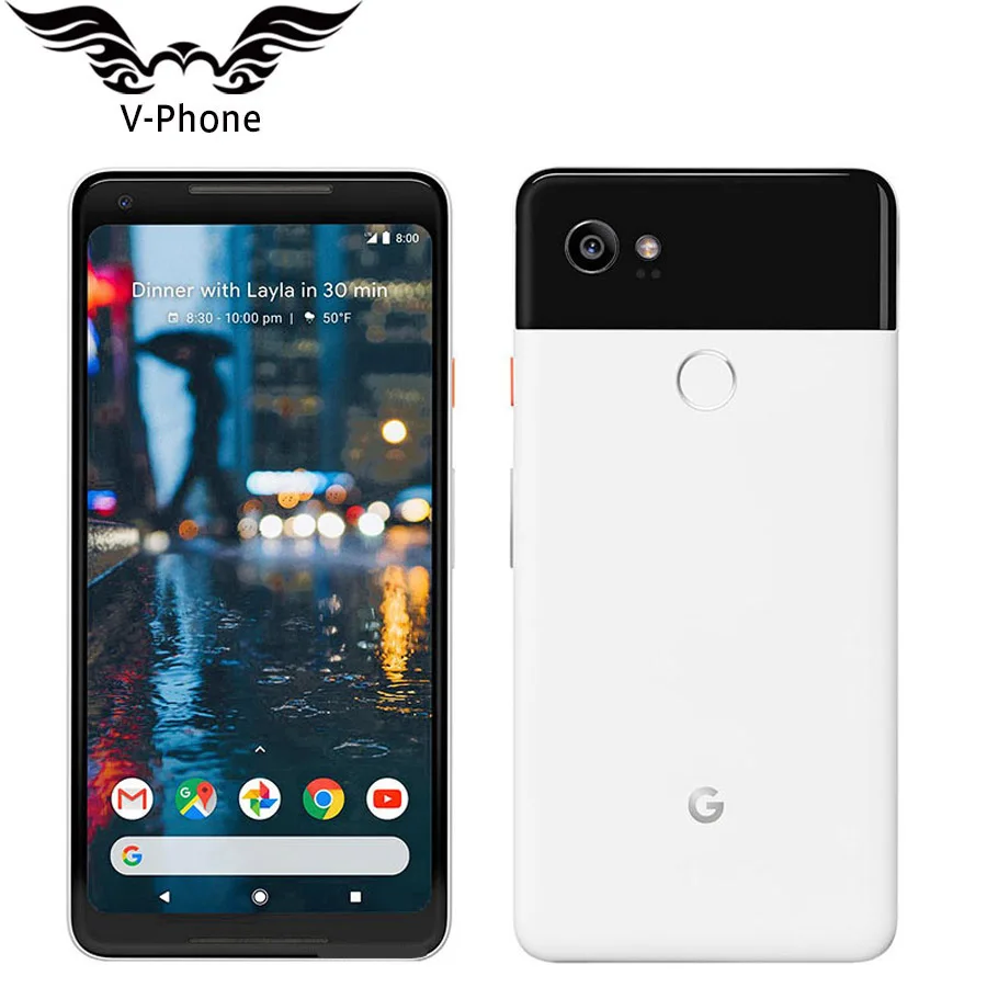 Мобильный телефон Google Pixel 2 XL с европейской версией, Восьмиядерный процессор Snapdragon 835, 4 Гб, 128 ГБ, 4G, LTE, 3520 мА/ч, новинка, 6,0 дюйма, смартфон Google