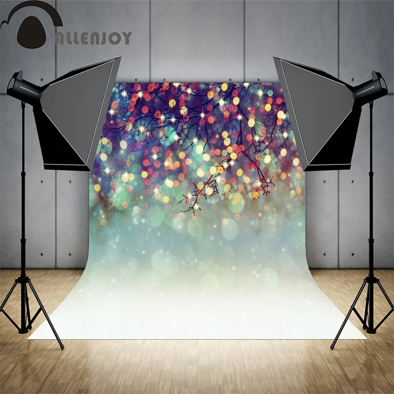 Allenjoy фон для фотосъемки с яркими пятнами и блестками размытый снег теплый